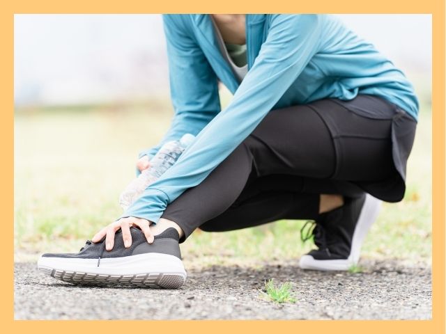 テーピングしても痛みが出る捻挫（ねんざ）